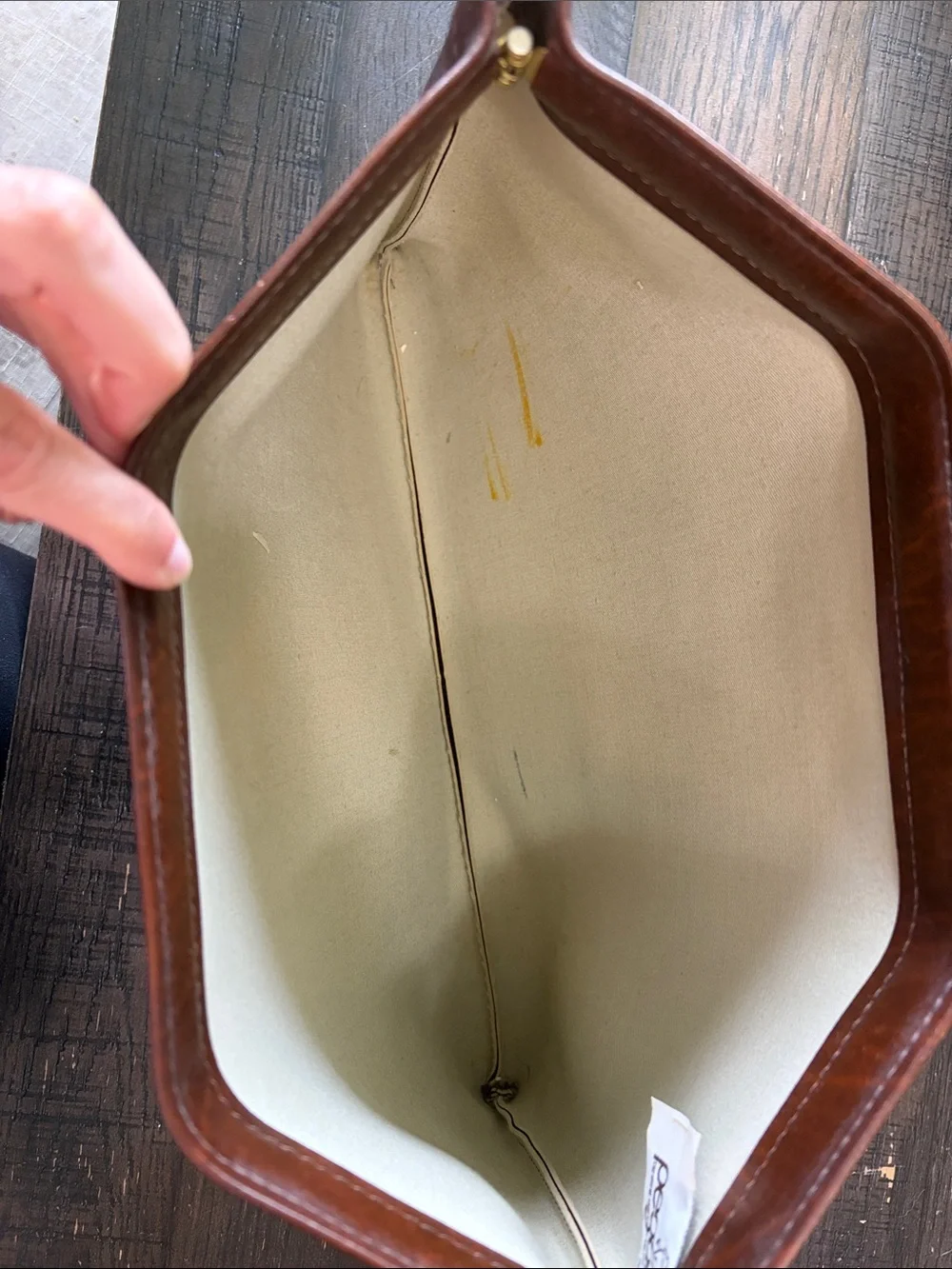Classic Brown Leather Laptop Sleeve - Sleek Professional Carry